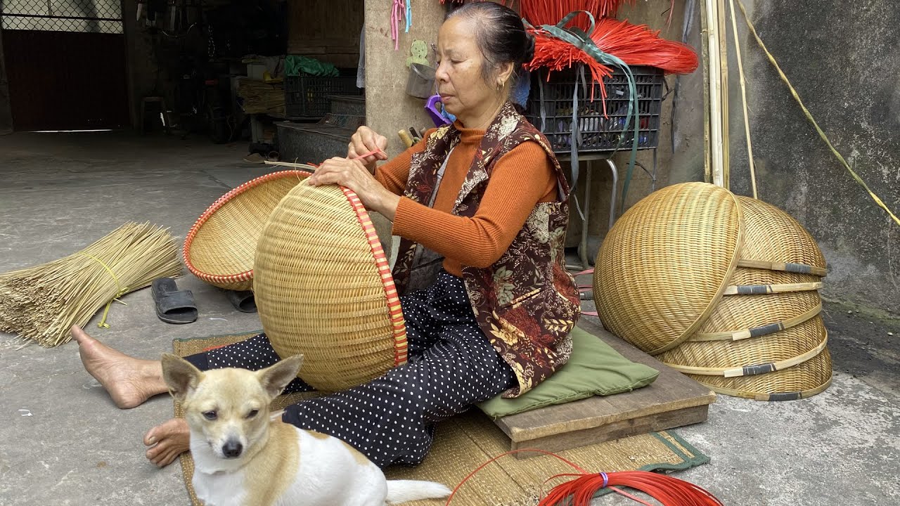 Process of Making Traditional Bamboo Basket by Vietnam's Master Craftsmen