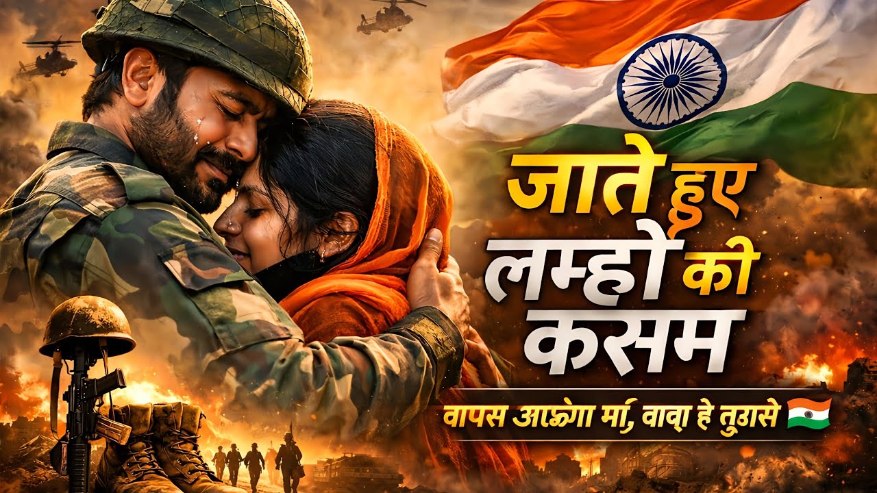 Jaate Hue Lamhon Ki Kasam | Deshbhakti Song | Indian Army Emotional Song