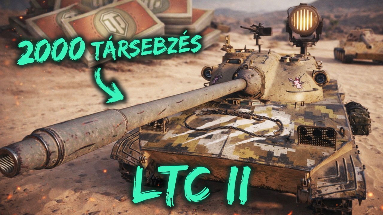 LTC II bemutató: 2000 sebzés 1 tárból 😱 | Roham Kötvénybolt Tankjai