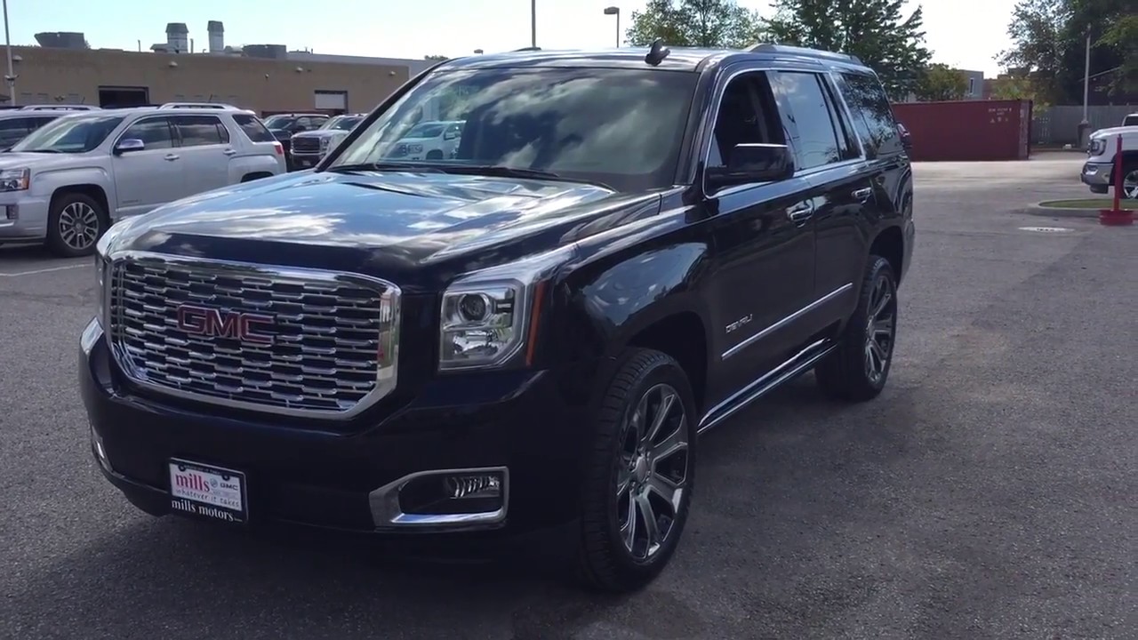 2018 GMC Yukon Denali Head Up Display Power Steps Oshawa ON Stock #180197
