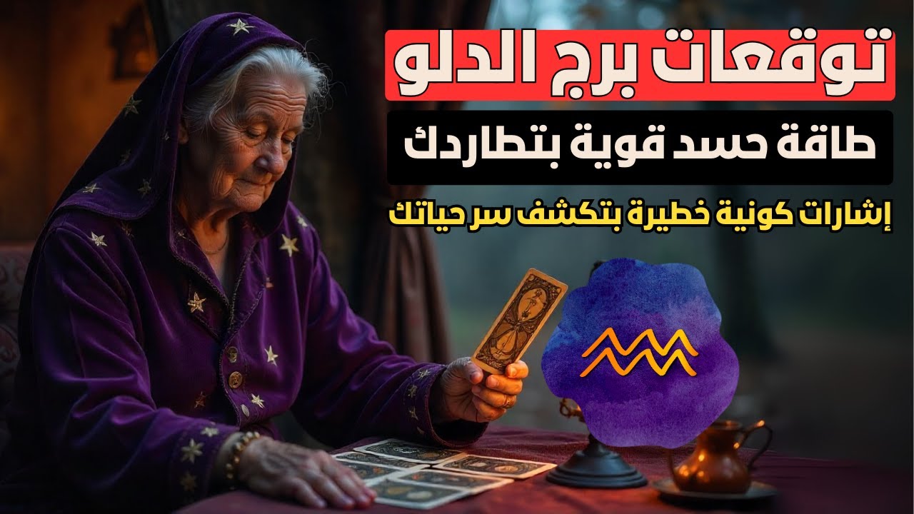 توقعات برج الدلو ♒ إشارات كونية خطيرة بتكشف سر حياتك 🔮 طاقات حسد وخيانة 🧿 وفلوس جاية لك 💸