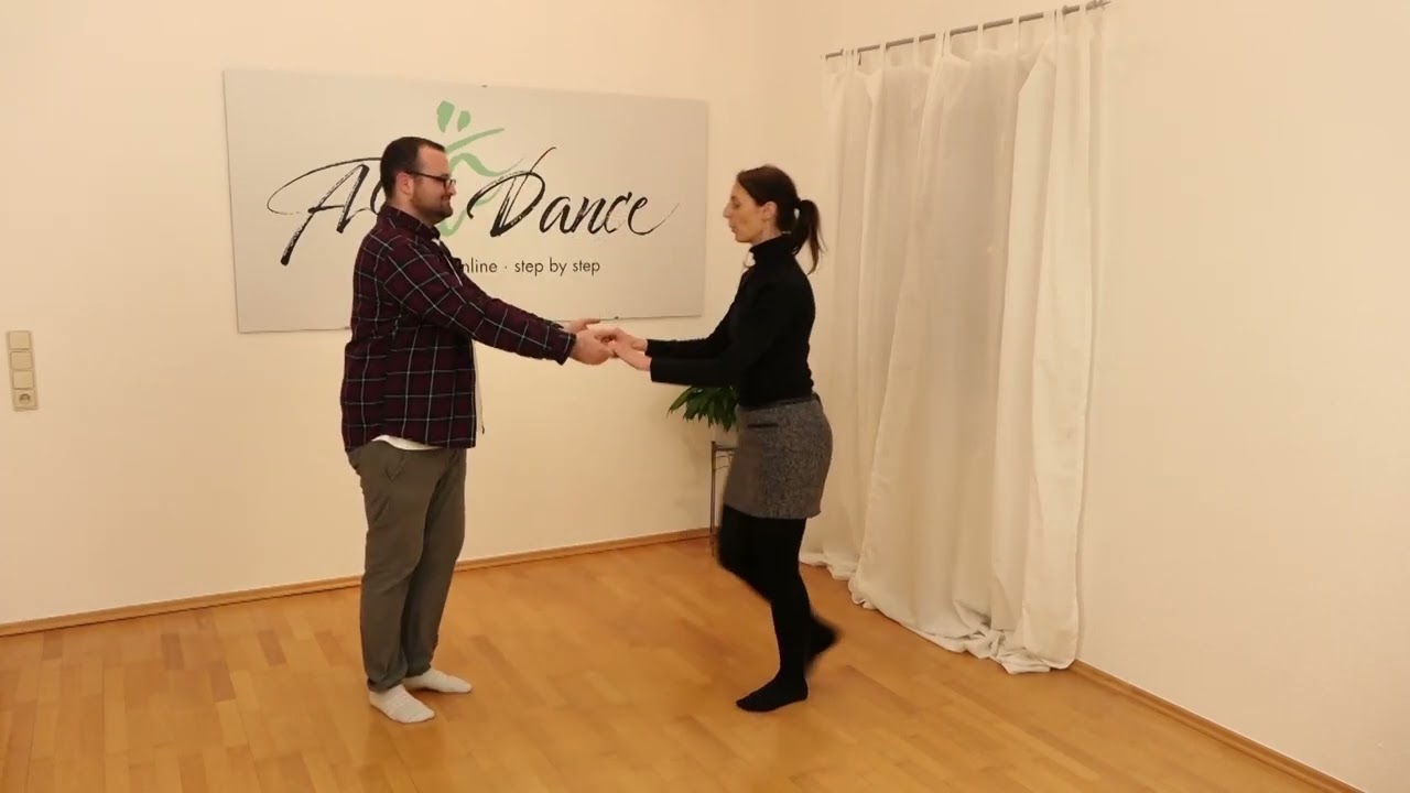 Discofox: 3 Varianten aus K&ouml;rbchen(-karussell): Spin/Roll out/in - Demonstration & Kurzerkl&auml;rung