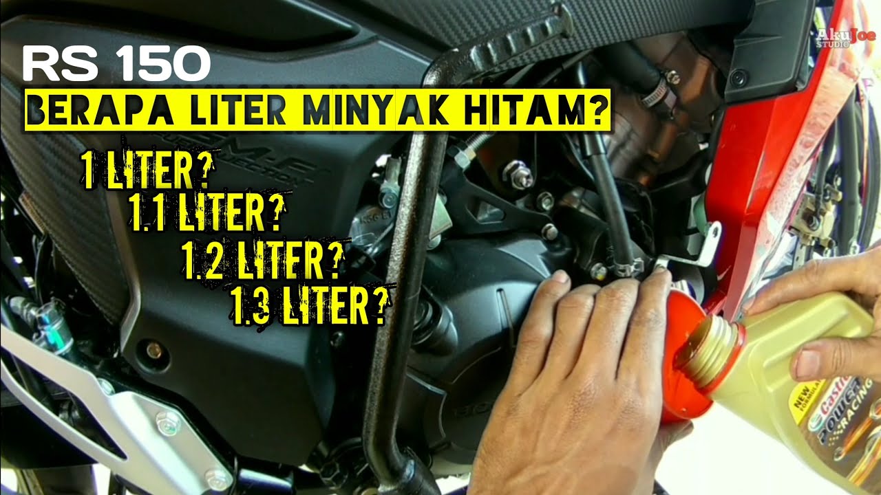 Tukar Minyak 4T RS150 Berapa Liter Nak Pakai #127