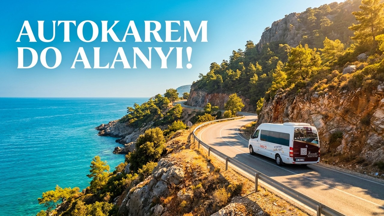Ekscytująca podróż autokarem z lotniska Antalya do Alanya Turcja (Vlog #083)