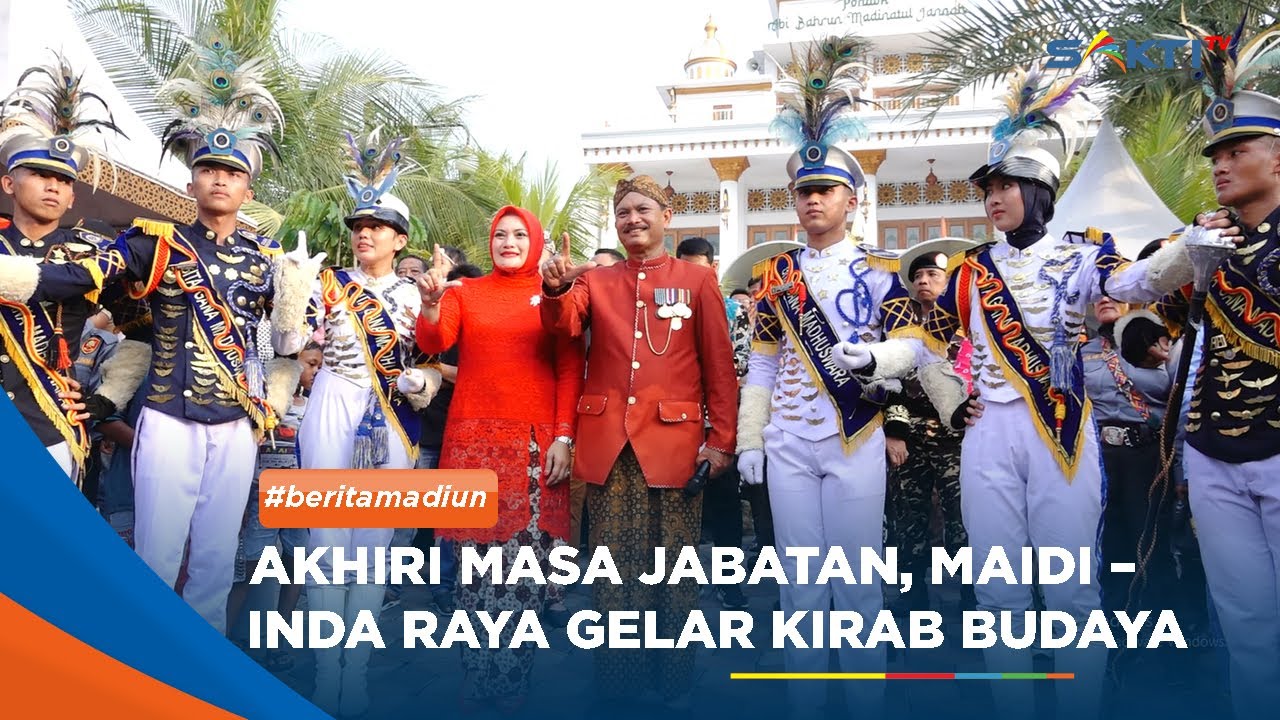 MADIUN - Pamitan, Maidi-Inda Akhiri Masa Jabatan Dengan Kirab Budaya 2024