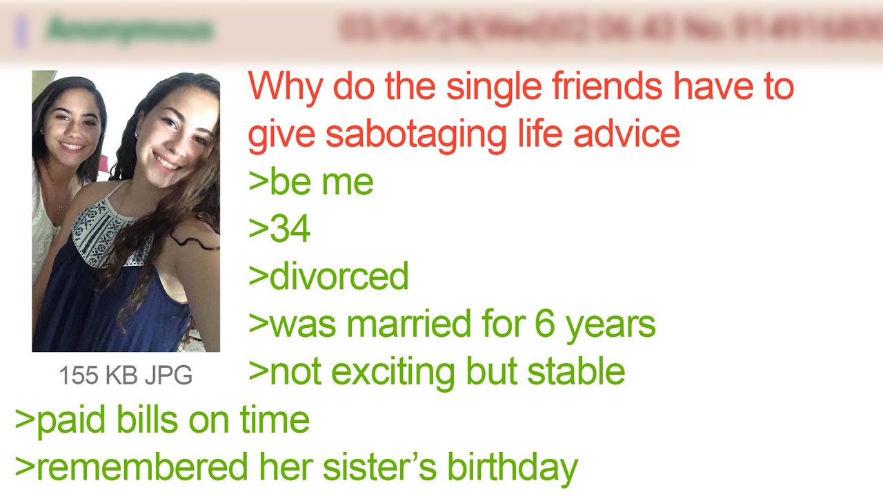 Wife Convinced By Her Single Friend To Divorce Me | 4Chan Greentext Stories