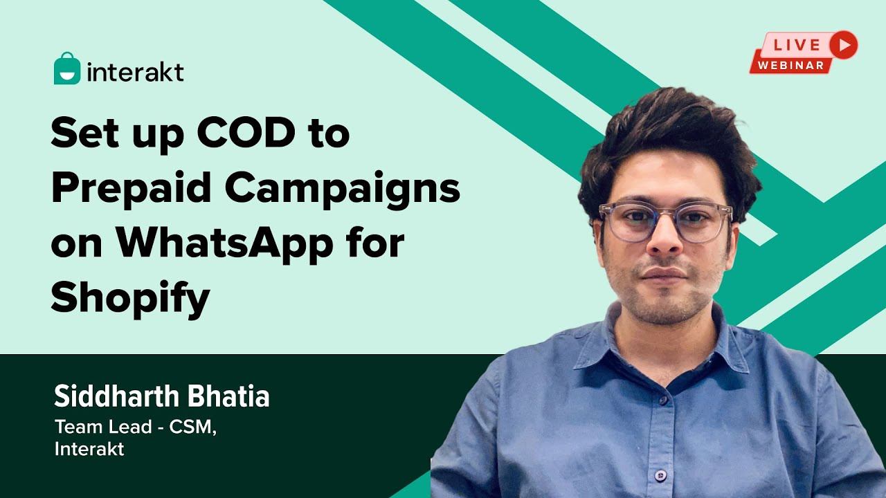 Set up COD to Prepaid Campaigns on WhatsApp for Shopify