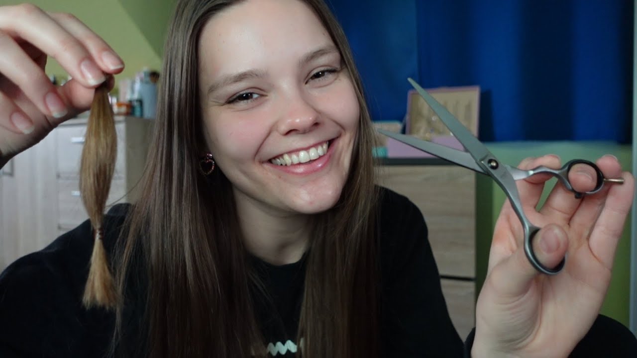 Cut My Long Hair With Me 🥰 | How I Cut My Own Hair At Home ✂