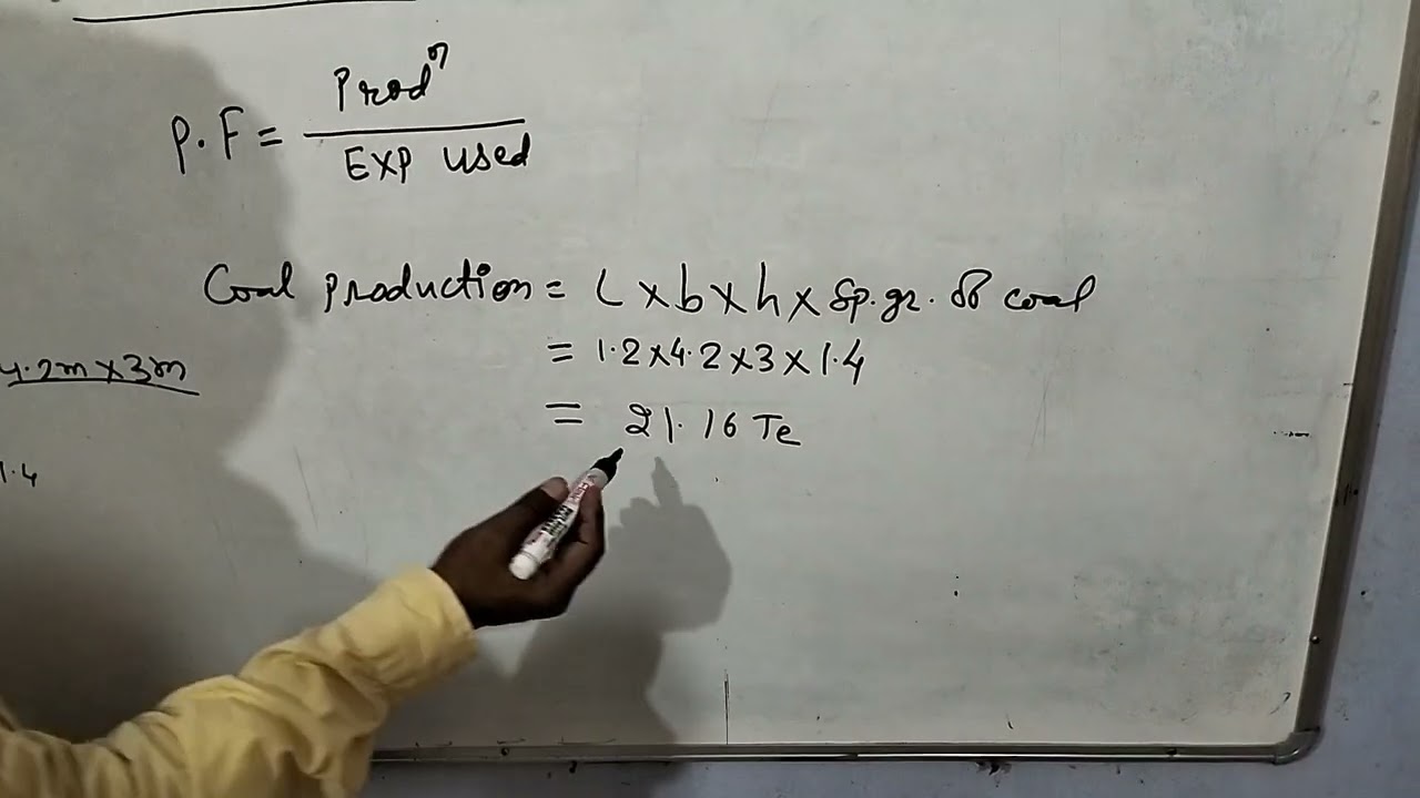 calculation of powder factor & Detonator factor