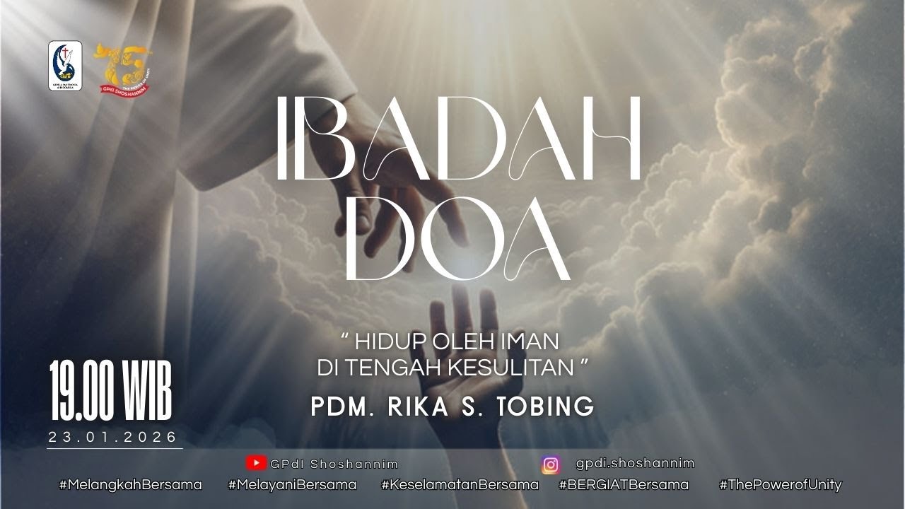 Ibadah Doa  || Pdm. Rika S. Tobing || Jumat, 23 Januari 2026