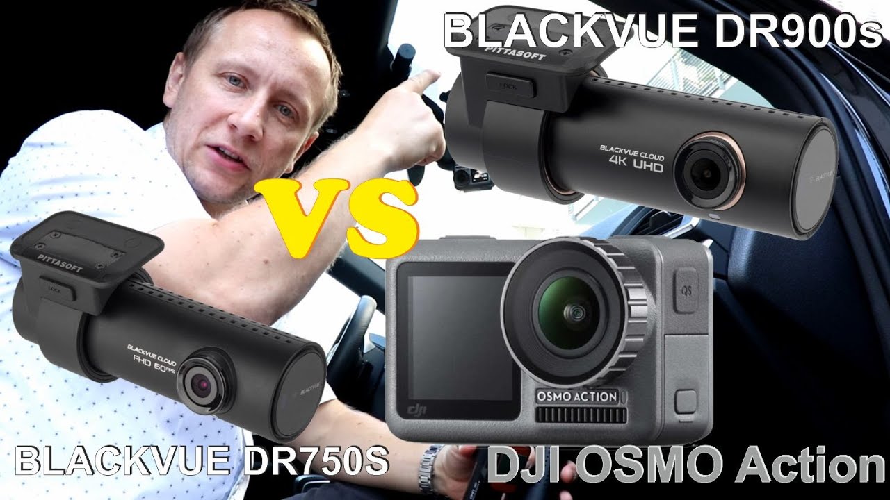 Test wideorejestrator&oacute;w BlackVue DR900S vs DR750S, DJI Osmo