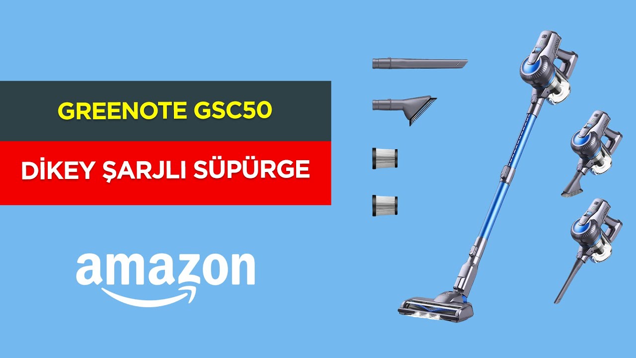 Greenote GSC50 Şarjlı Dikey Süpürge Kutu Açılış & İlk İnceleme | Amazon'da En Çok Satan Süpürge