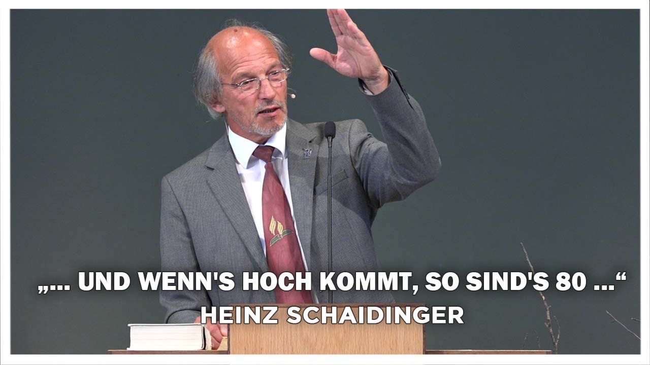 Heinz Schaidinger: „... und wenn's hoch kommt, so sind's 80 ...“ | 09.07.2022