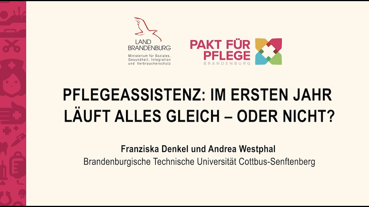 Input Pflegeassistenz: im ersten Jahr läuft alles gleich – oder nicht?