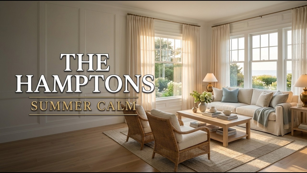 Why Hamptons Summer Homes Feel So Peaceful | Timeless Coastal Interiors