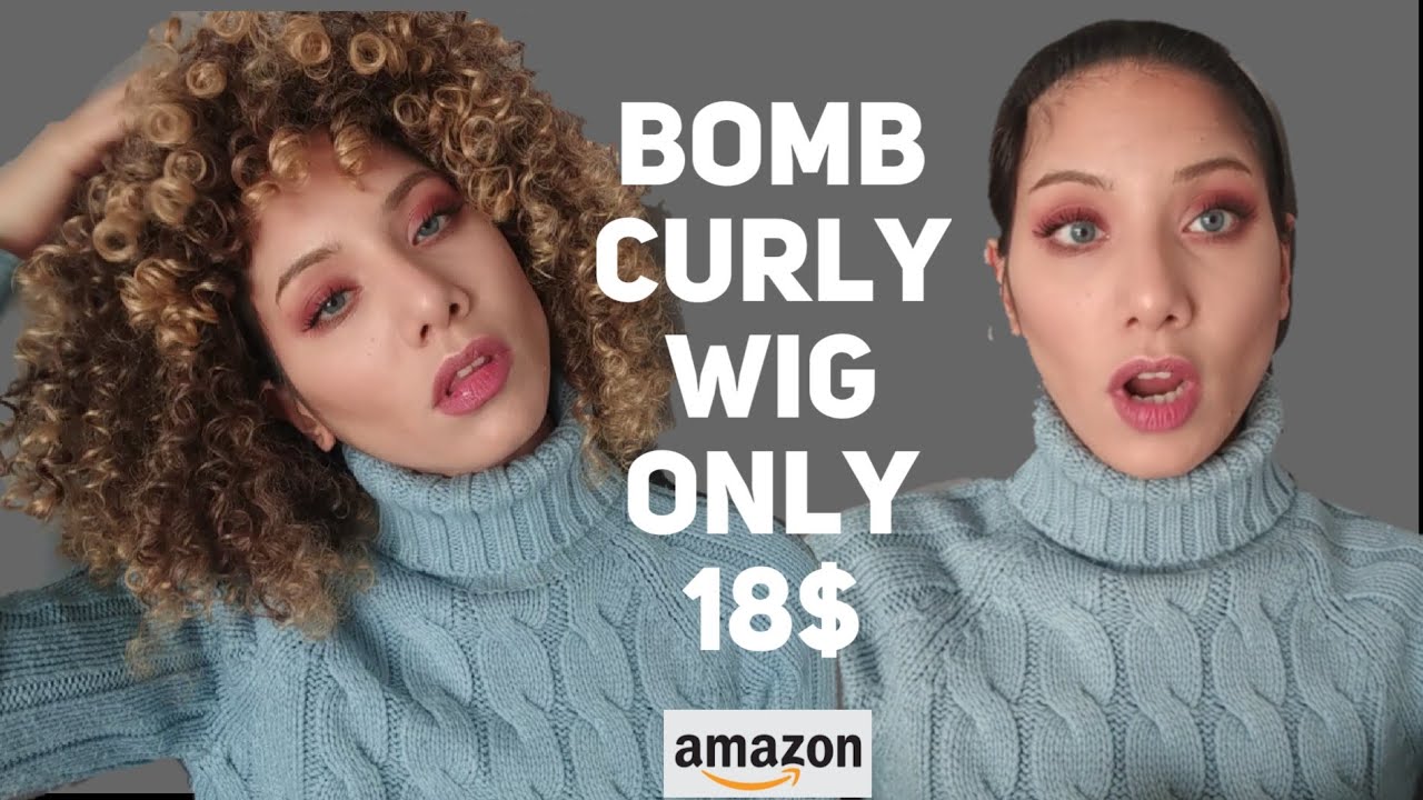 PERFECT BLONDE CURLY WIG FROM AMAZON AISI BEAUTY