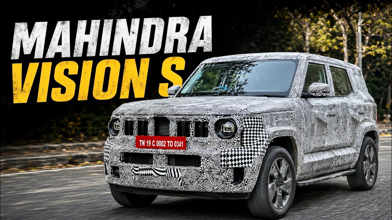 Mahindra Vision S LEAKED! Mini Scorpio with Diesel, Panoramic Sunroof & Creta Killer Features?