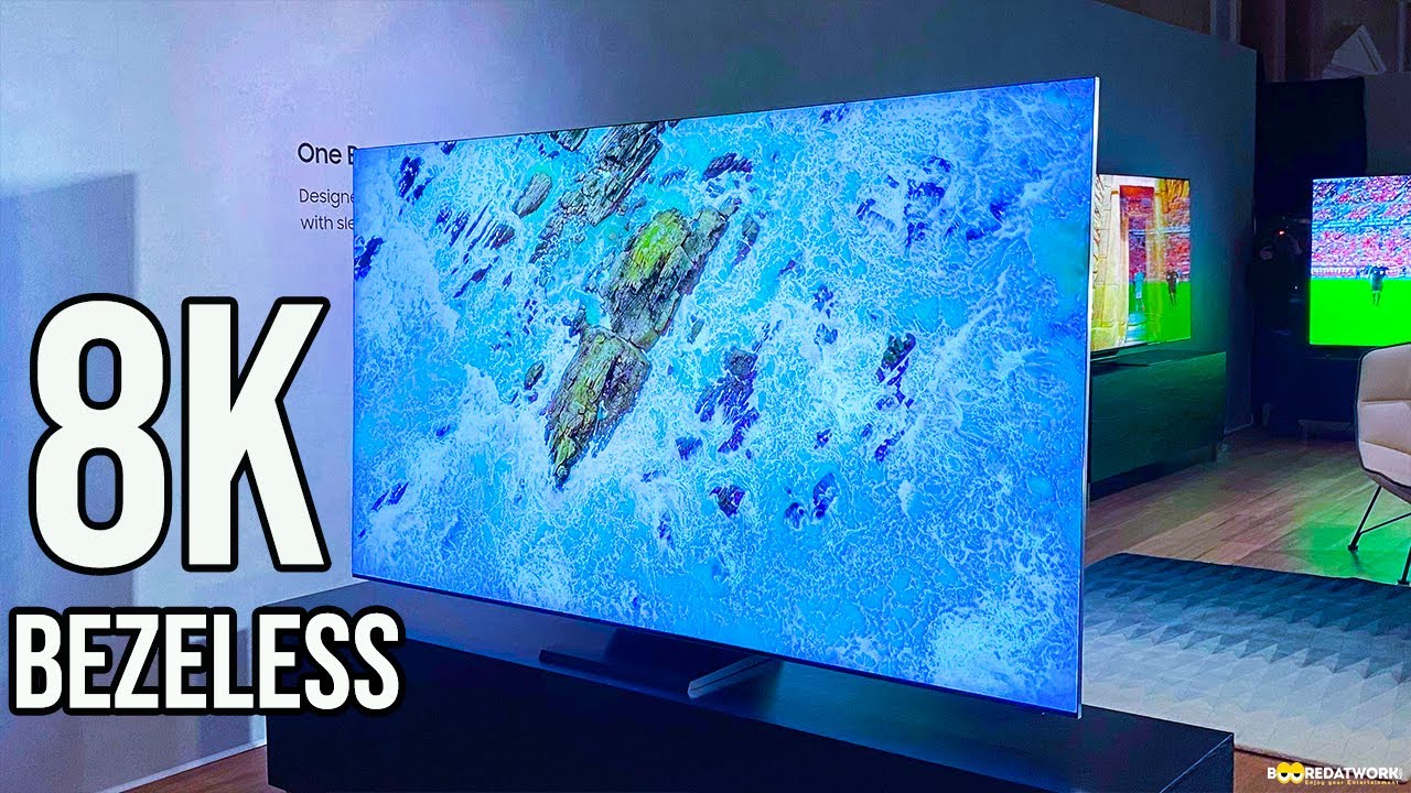 Samsung Insane Q950 8K Bezeless TV & Odyssey G9 Monster 240hz Gaming Monitor- WOW!