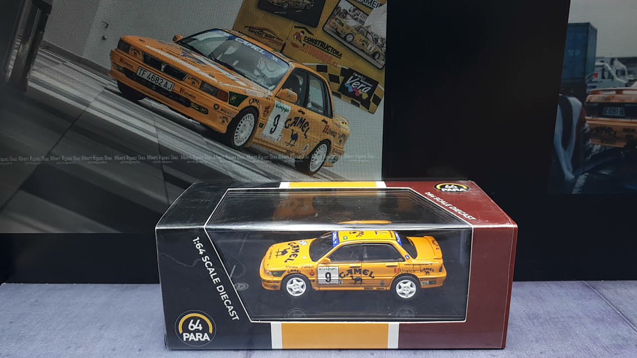 1/64 Mitsubishi Galant VR4 Camel rally by Para64 , diecast car model review