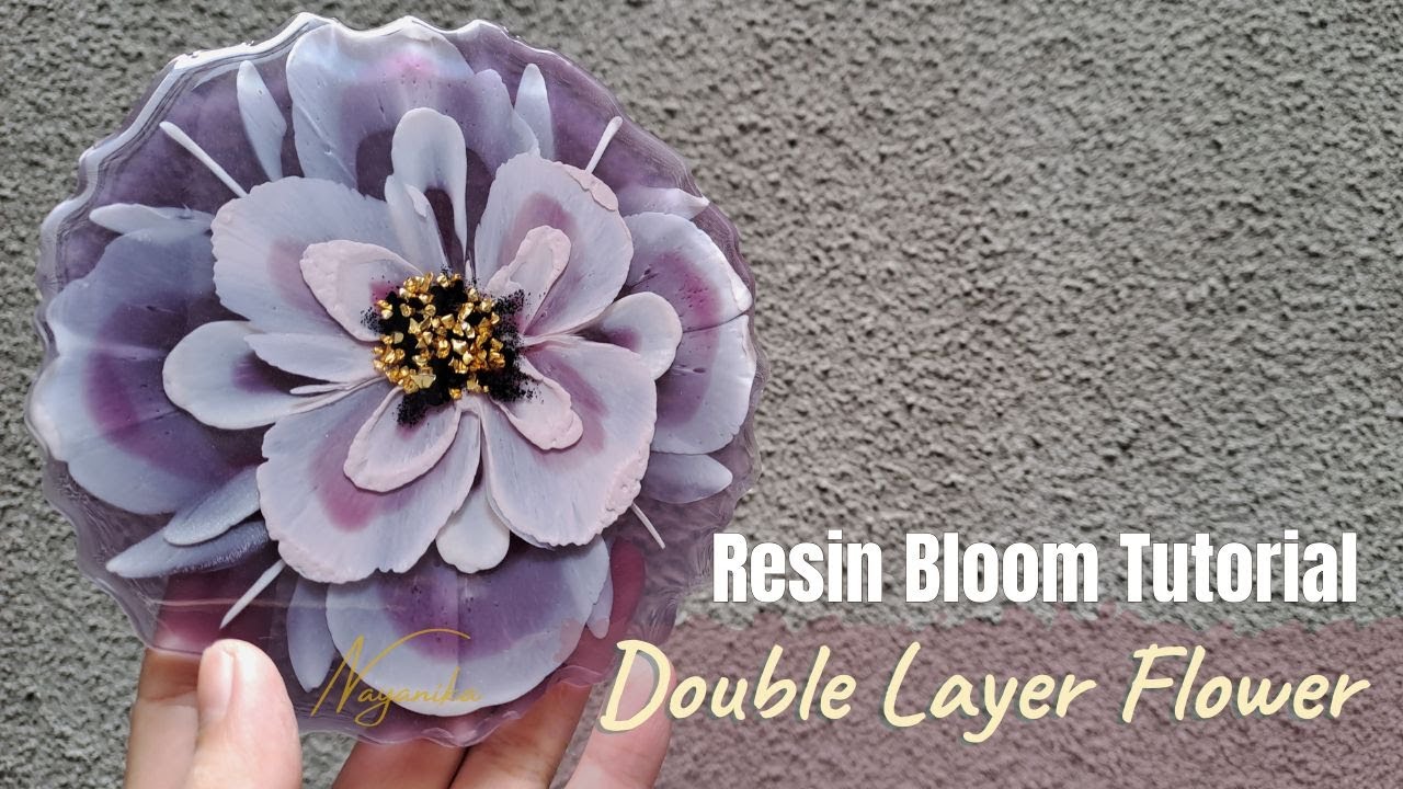 Unique 3D RESIN FLOWER BLOOM Tutorial