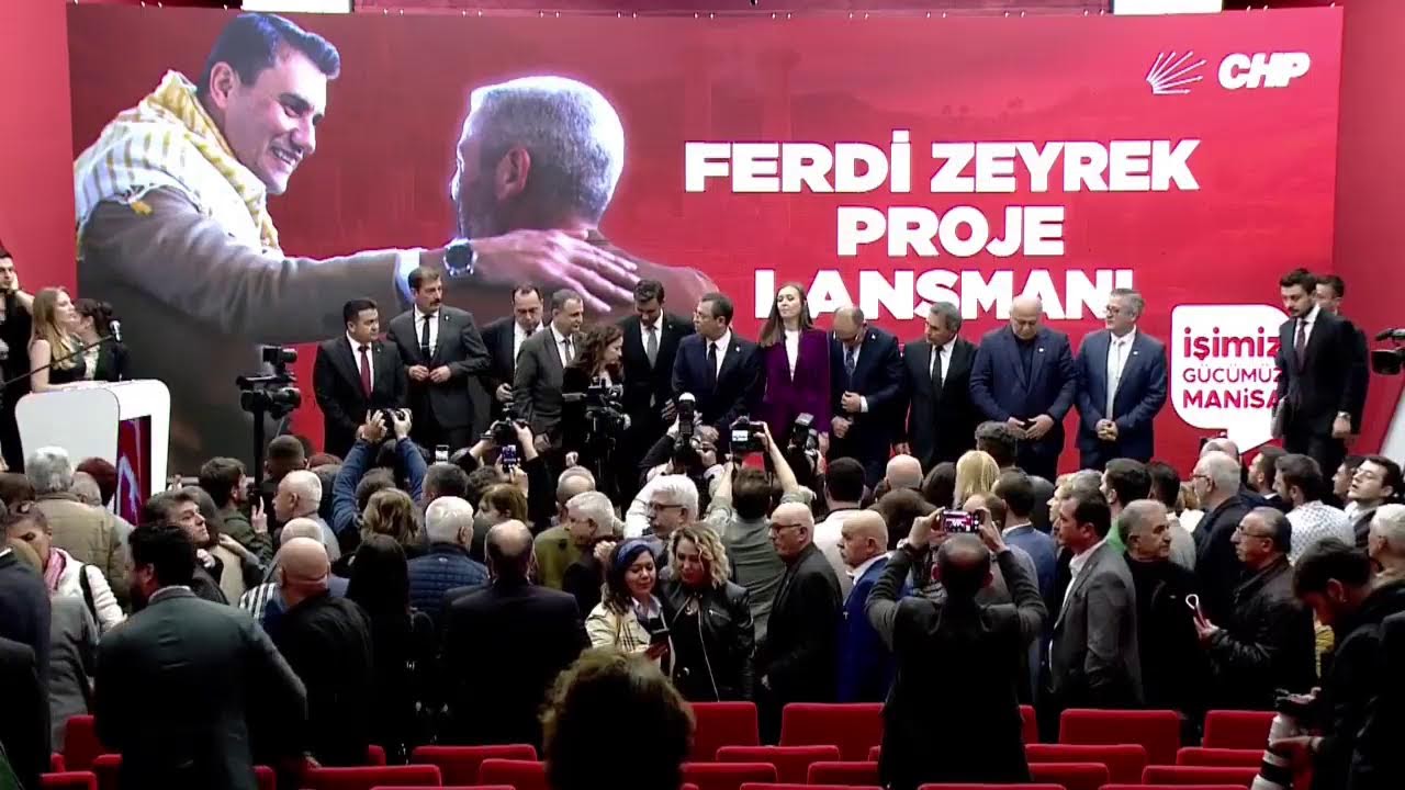 Manisa Büyükşehir Belediye Başkan Adayımız Ferdi Zeyrek'in Proje Tanıtım Toplantısındayız