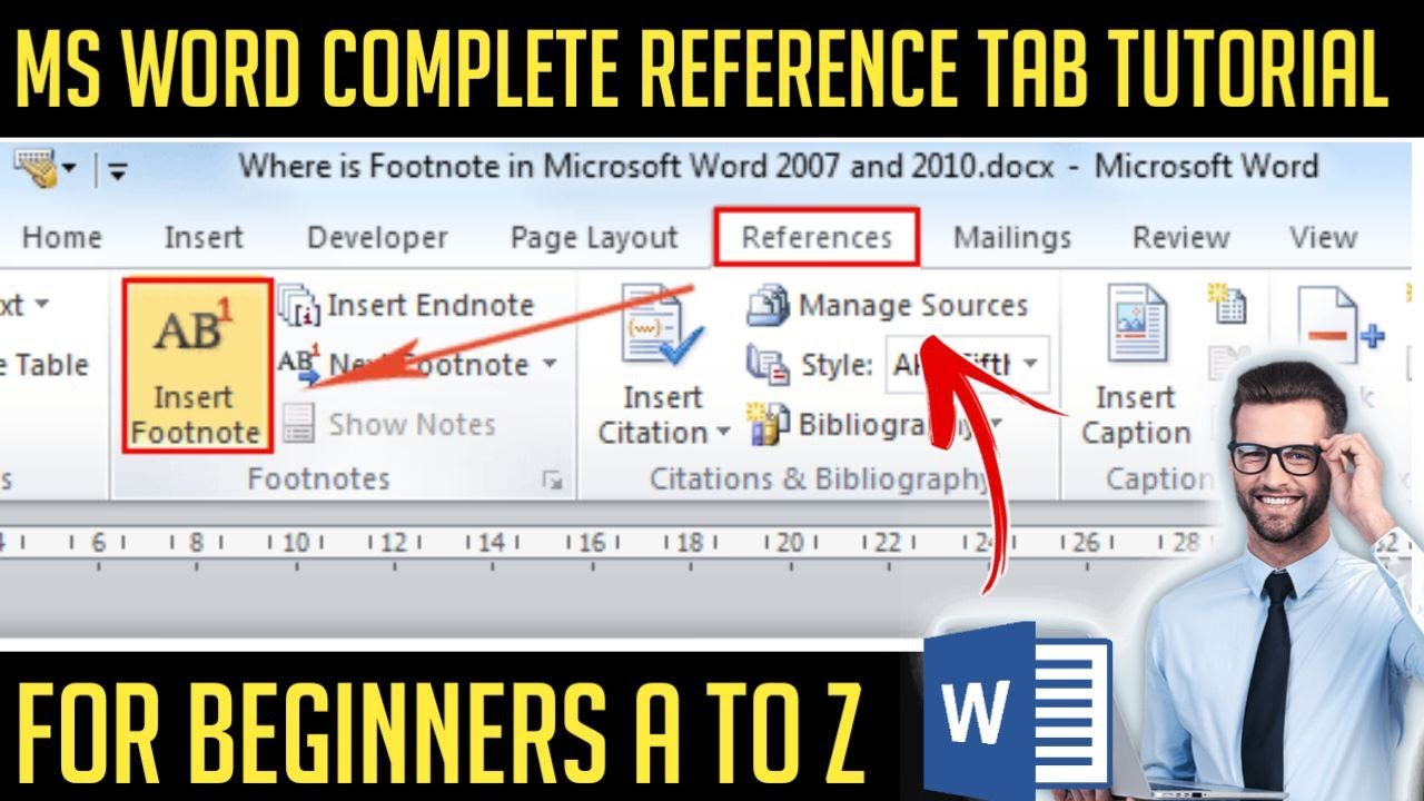 MS Word Reference Tab Complete Tutorial In Hindi | How To Use MS Word Complete Step By Step Part 4
