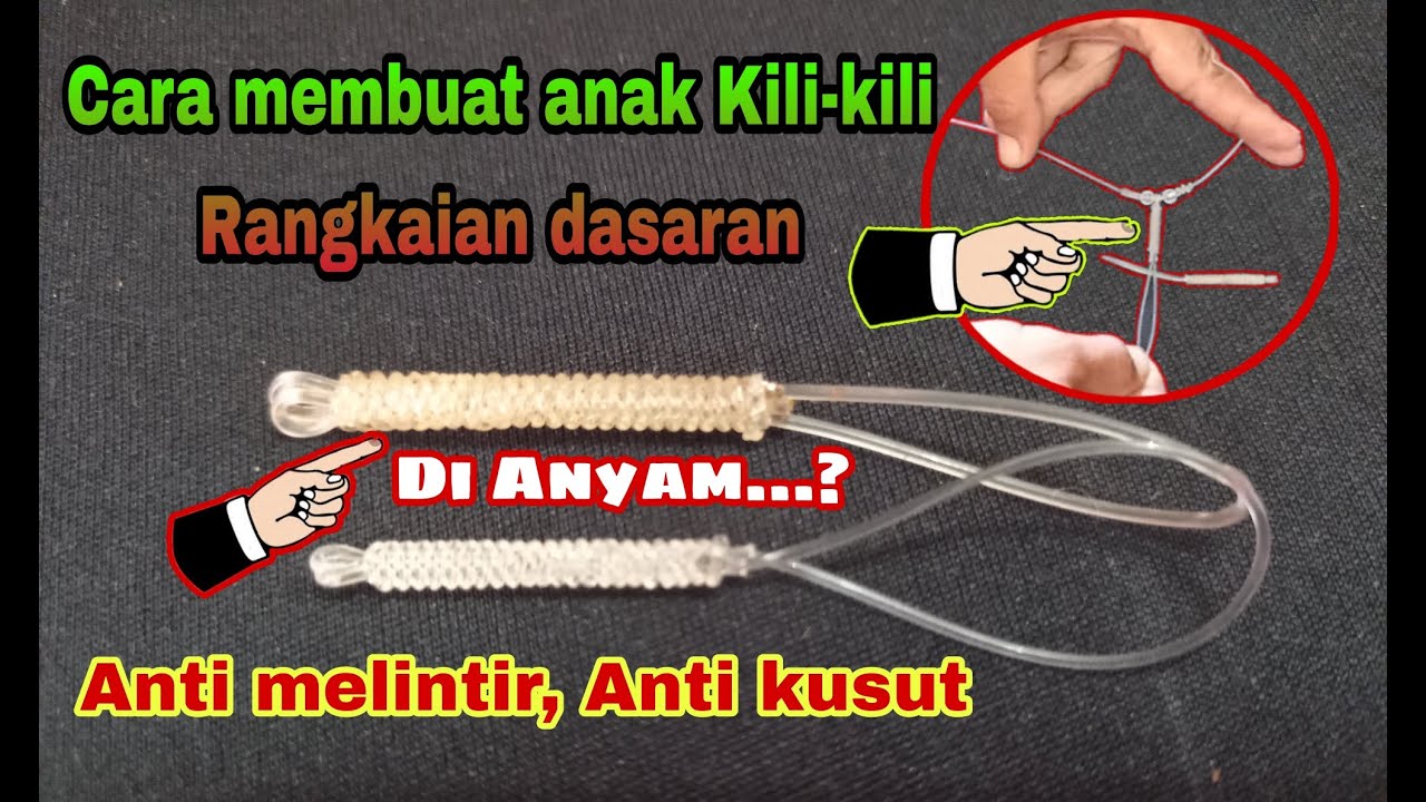 PROSES MEMBUAT ANAK LINGARA RANGKAIAN PANCING DASARAN LAUT DALAM