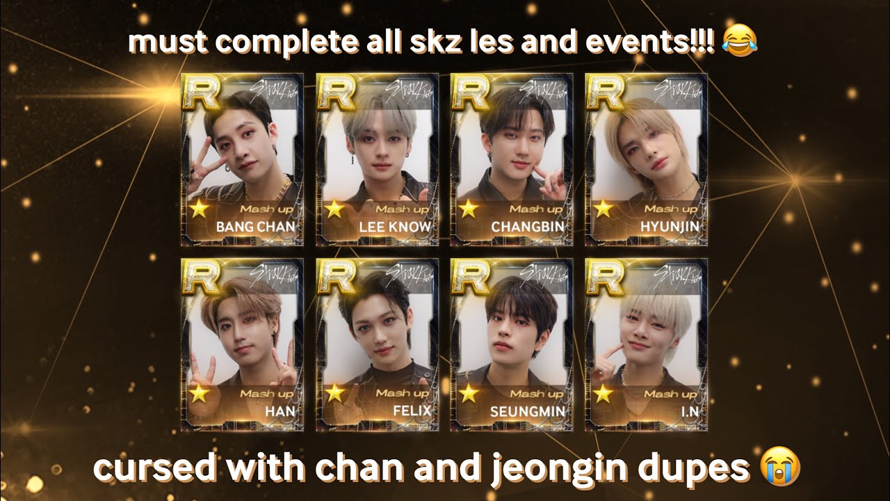 collecting stray kids mash up le theme + bg image ✨ | superstar jypnation