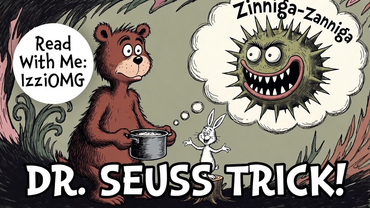 Dr. Seuss's The Rabbit, the Bear, and the Zinniga-Zanniga | Read Aloud (The Monster Vegetable🐰🐻🥦)