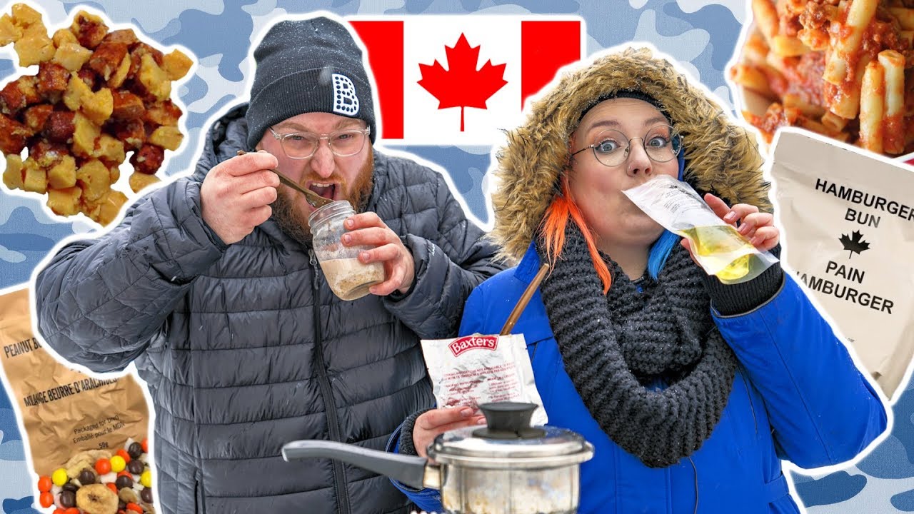 BOUFFE LOUCHE On teste des rations militaires canadiennes 🍴🇨🇦