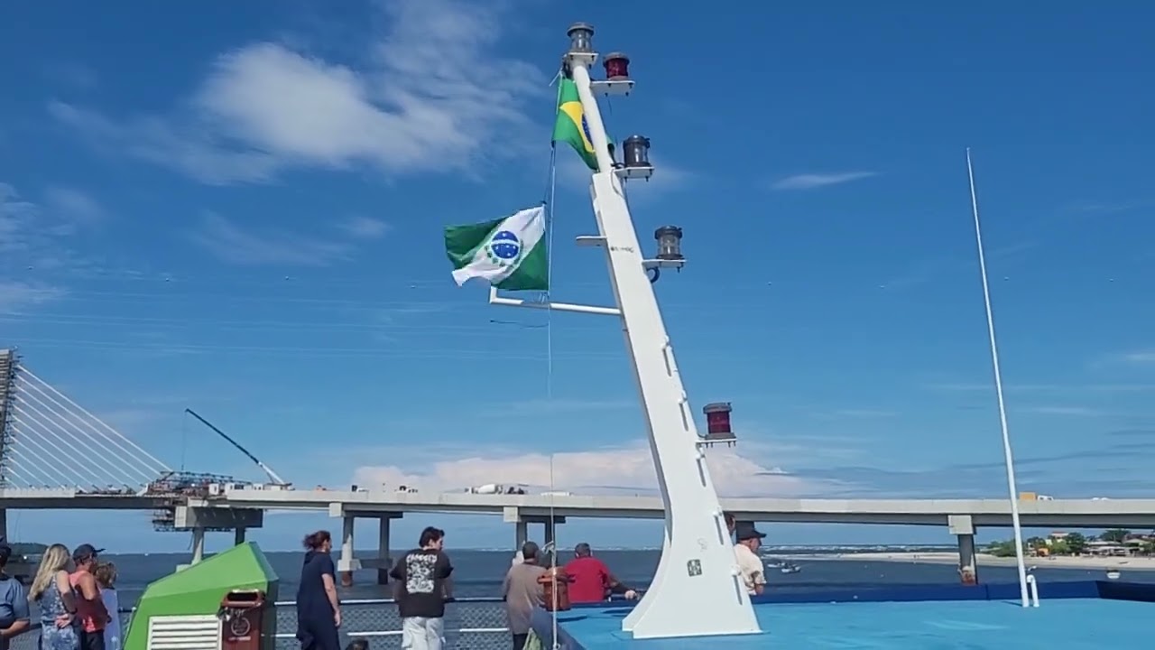 Minha última atravessia da balsa,antes da inauguração da ponte guaratuba_matinhos 