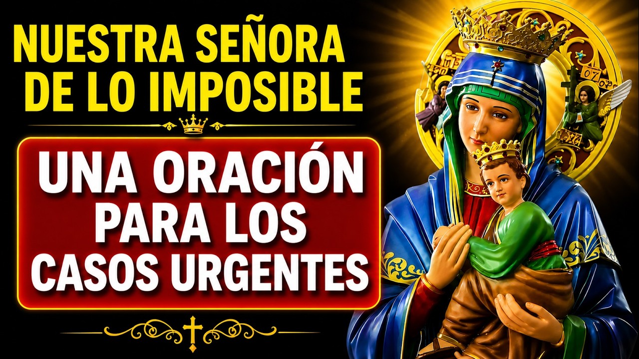 💥 NUESTRA SEÑORA DE LO IMPOSIBLE 🙏 ORACIÓN PODEROSA ¡RECIBE TU MILAGRO HOY!