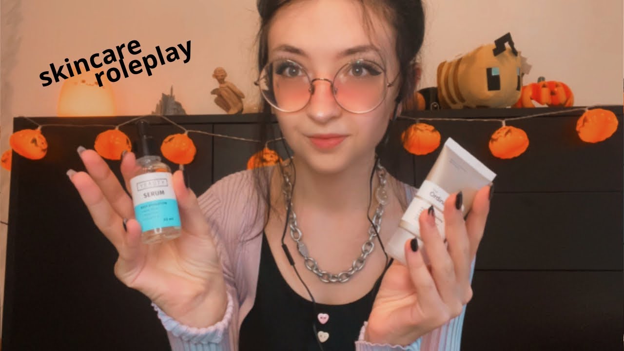 ASMR 🖤 egirl does your skincare in the school bathroom