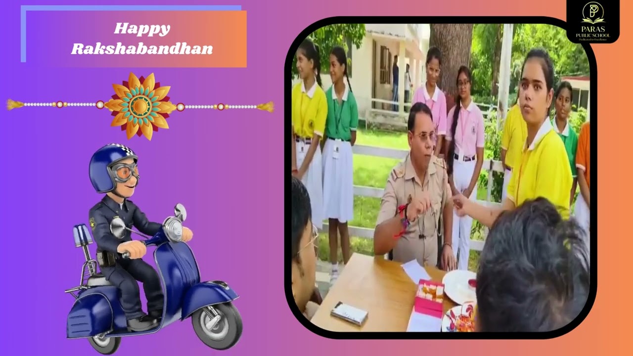Our students went to Bisrakh Police Station on the occassion of Raksha Bandhan