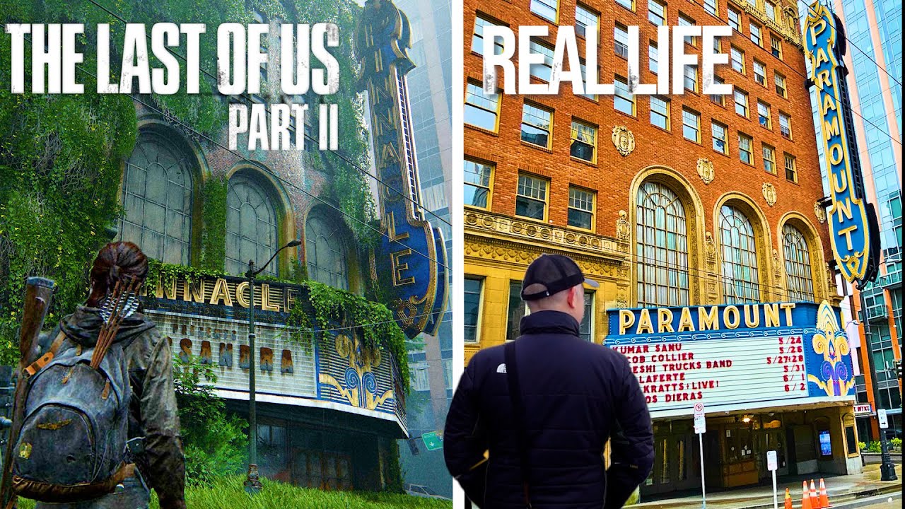 The Last of Us Part 2: Real-Life Seattle Locations Walkthrough & Game Comparison