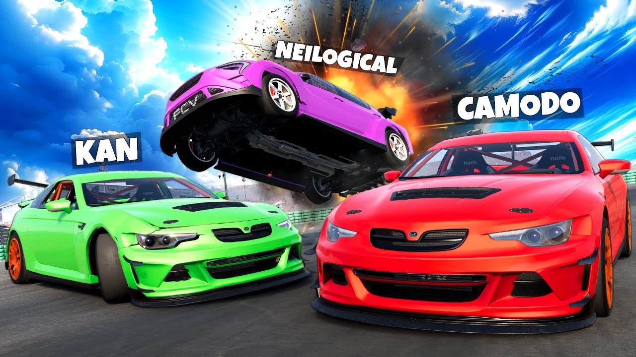 High-Speed Race & Crashes Ruins Friendships in BeamNG Drive Mods!