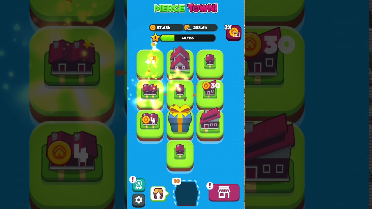 Merge Town!  lvl. 1-7