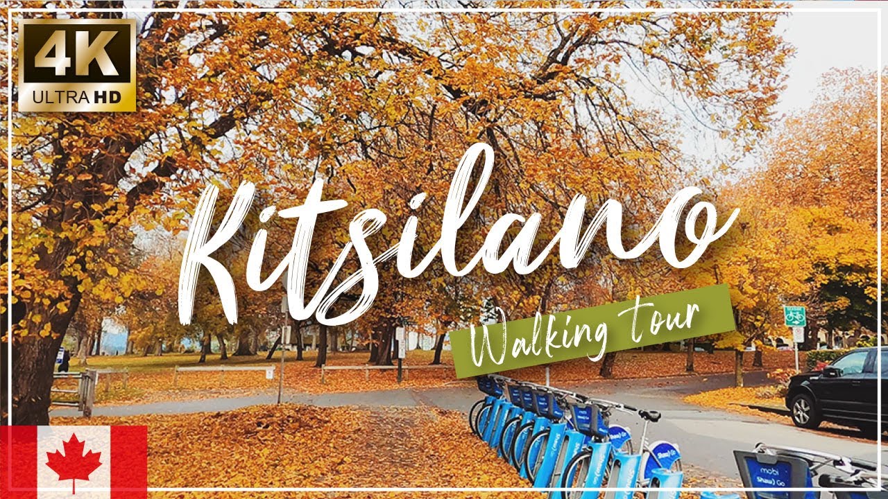【4K】Kitsilano walking tour, Vancouver BC, CANADA【4K】