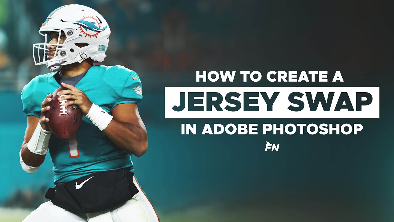 How to create a JERSEY SWAP in Adobe Photoshop!