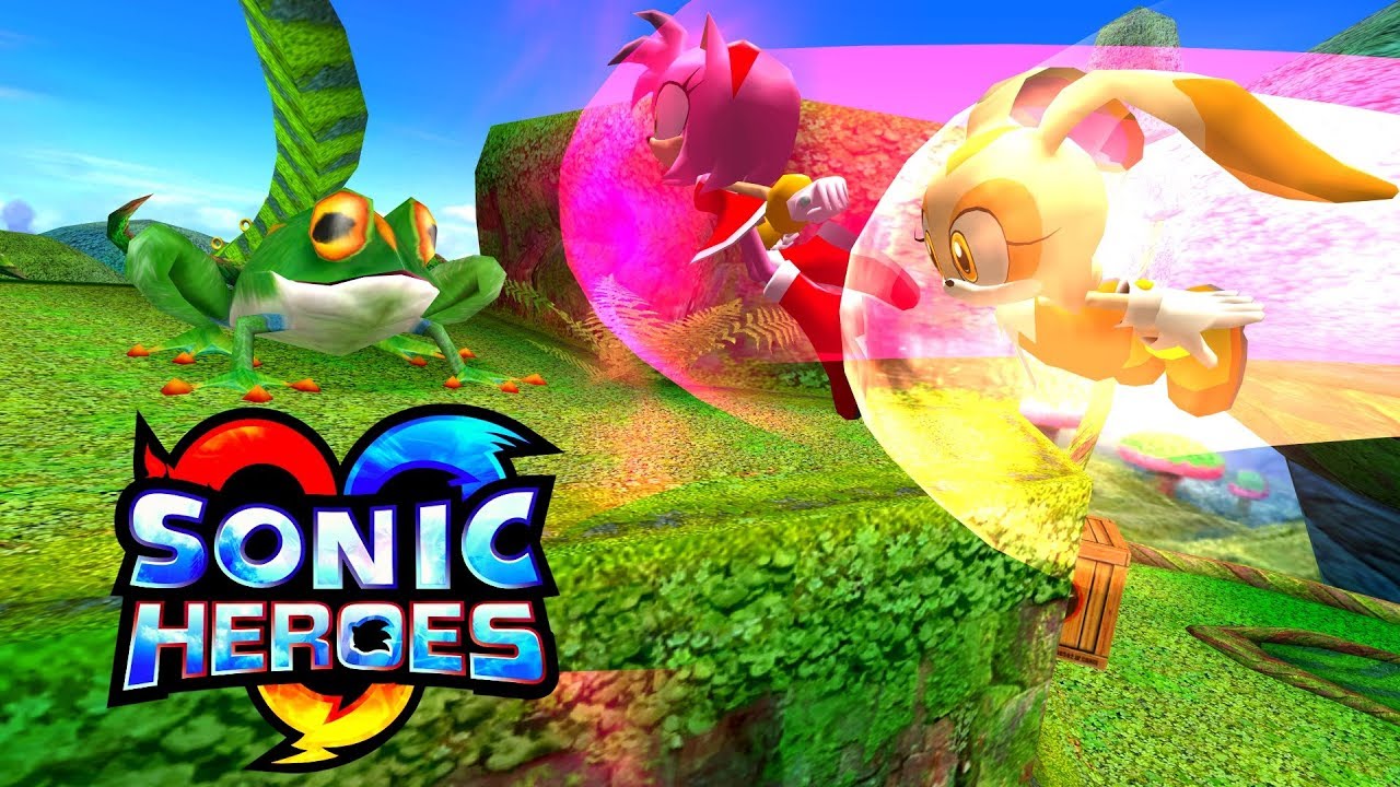 Sonic Heroes - Frog Forest - Team Rose (EXTENDED) 4K HD, Widescreen 60 fps no HUD