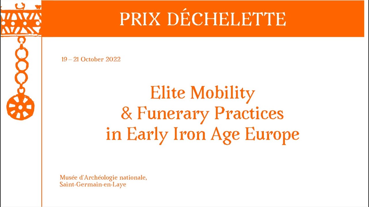Colloque Déchelette 2022 - Conférence 7 – 20 octobre