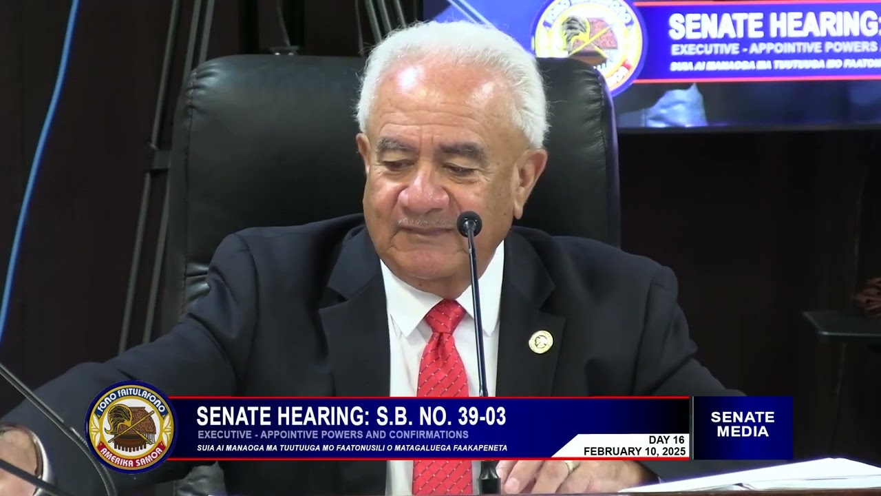 Public Hearing Executive - Appointive Powers and Confirmation Procedures Directors