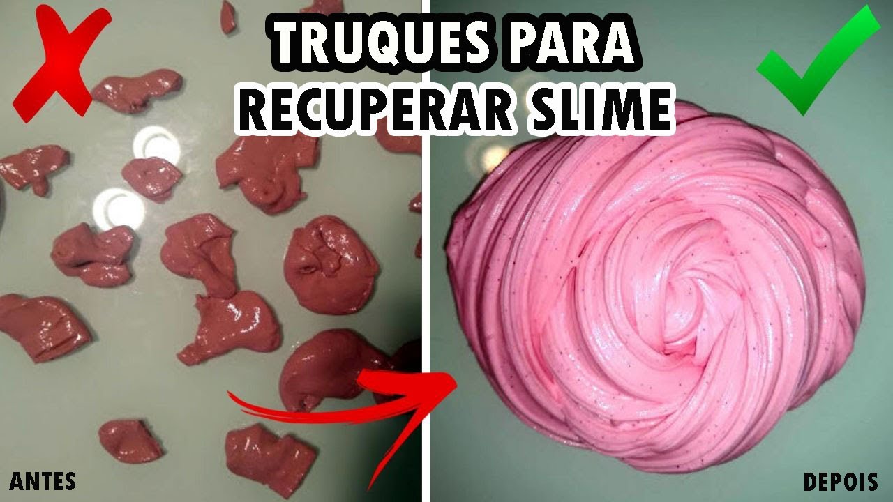 ✅ [SUPER DICAS] SLIME - COMO RECUPERAR SUA SLIME que ficou DURA OU MOLE