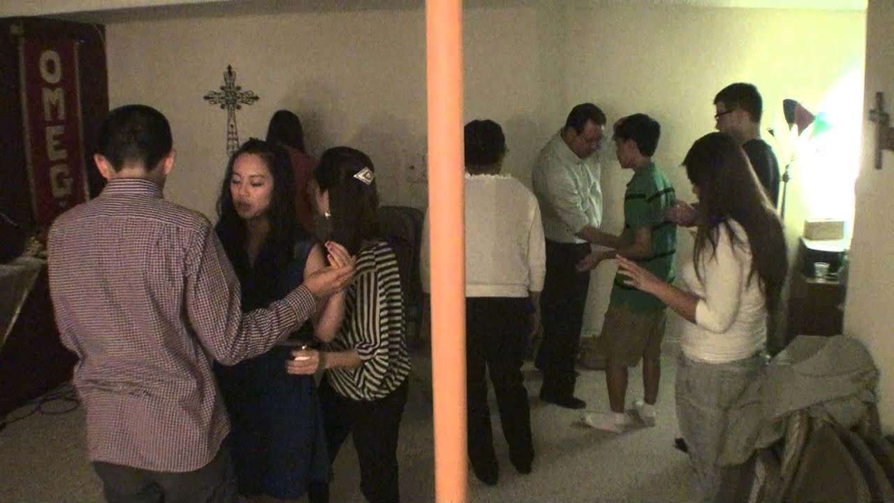 Kevin Prophecying and Kristina receives Baptism of Holy Spirit