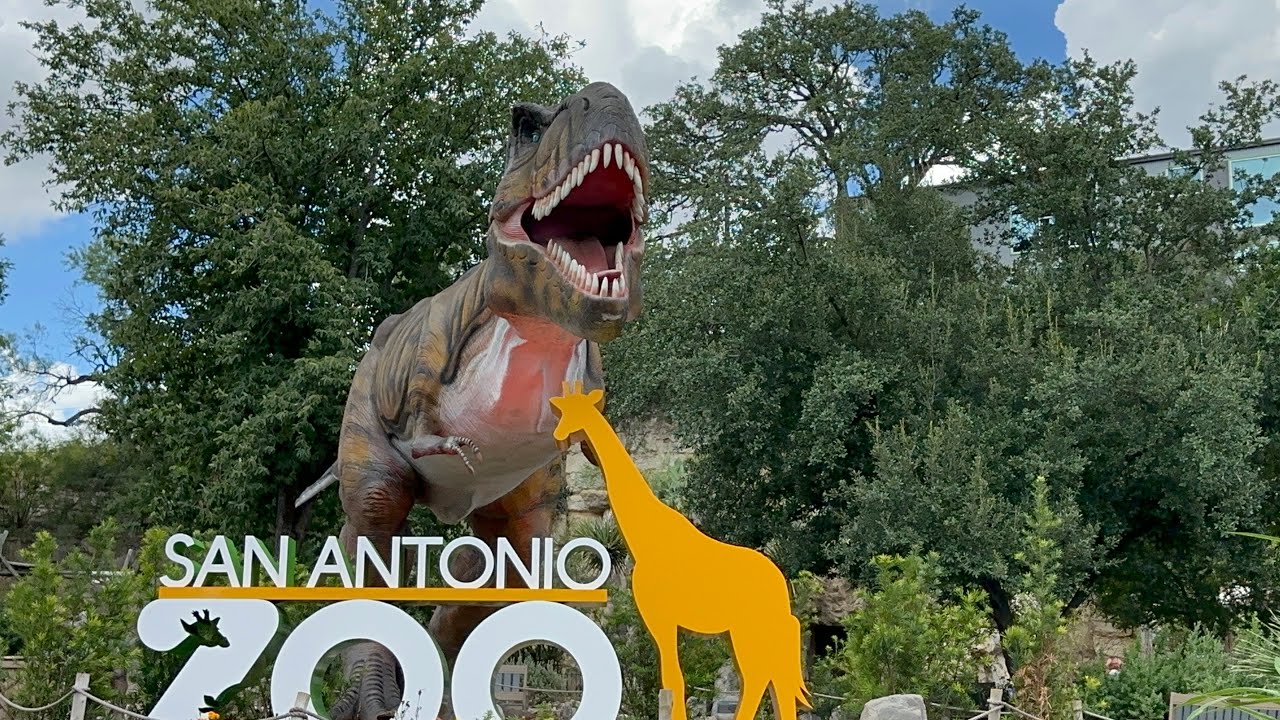 Dinosaurs at the San Antonio Zoo!