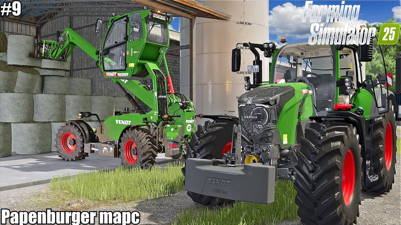 FINISHING the COLLECTION and STORAGE of STRAW & HAY BALES │Papenburger Map│FS 25│9