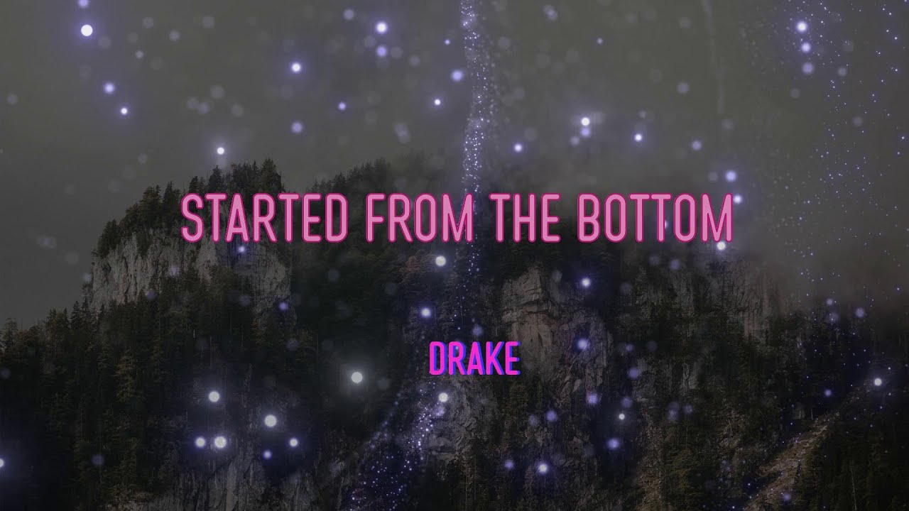 Drake - Started From The Bottom Lyrics | Started From The Bottom, Now We're Here