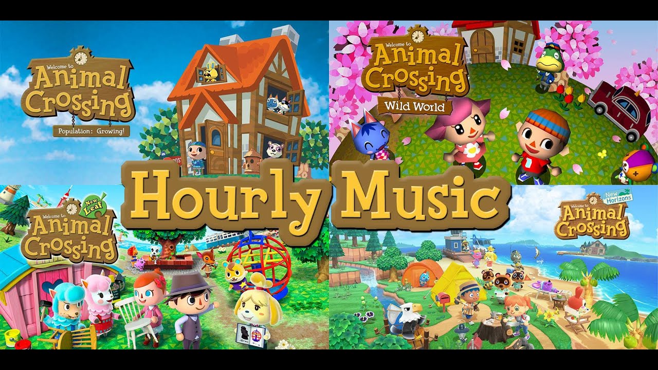 Animal Crossing Hourly Music Comparison (All Games)