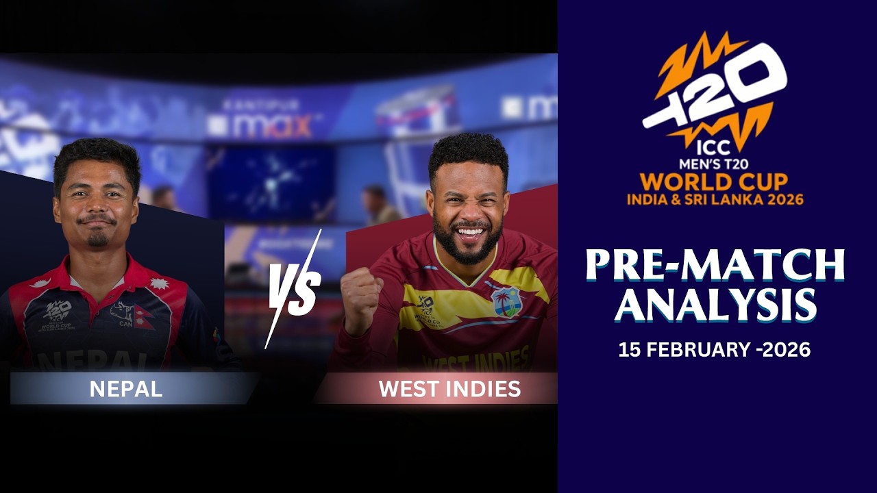 West Indies Vs Nepal | ICC Men's T20 World Cup | Pre Match Analysis