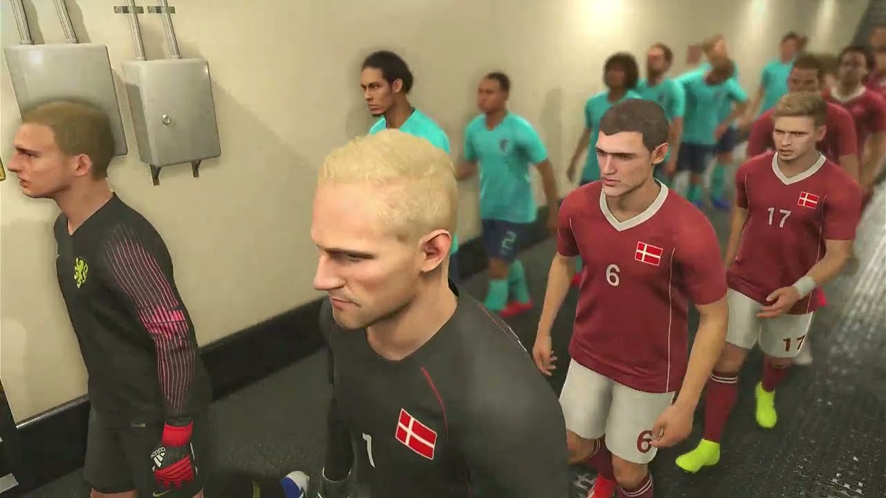 PES 2019 DENMARK VS NETHER LANDS 3-2 GOALS NETHER LAND PLAY WELL XBOX ONE IN 2024